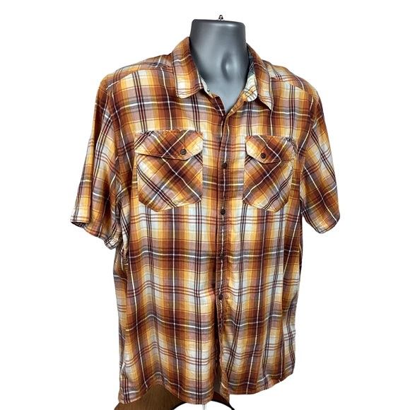 The North Face Distressed Fishing Shirt Plaid Western Cowboy - Picture 1 of 13